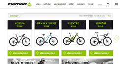 Desktop Screenshot of merida-bike.cz